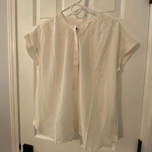 Womens Silk Blouse - Jcrew, Cream